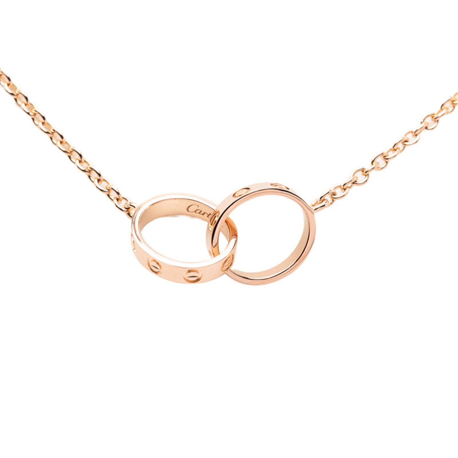 Cartier Baby Love Pendant Necklace 18KPG Pink Gold 750 Women's CARTIER: Cartier Baby Love Pendant Necklace 18KPG Pink Gold 750 Women's CARTIER The Cartier Baby Love Pendant Necklace in 18K pink gold is a timeless and elegant piece. With its 13mm x 5.8mm pendant size and 4