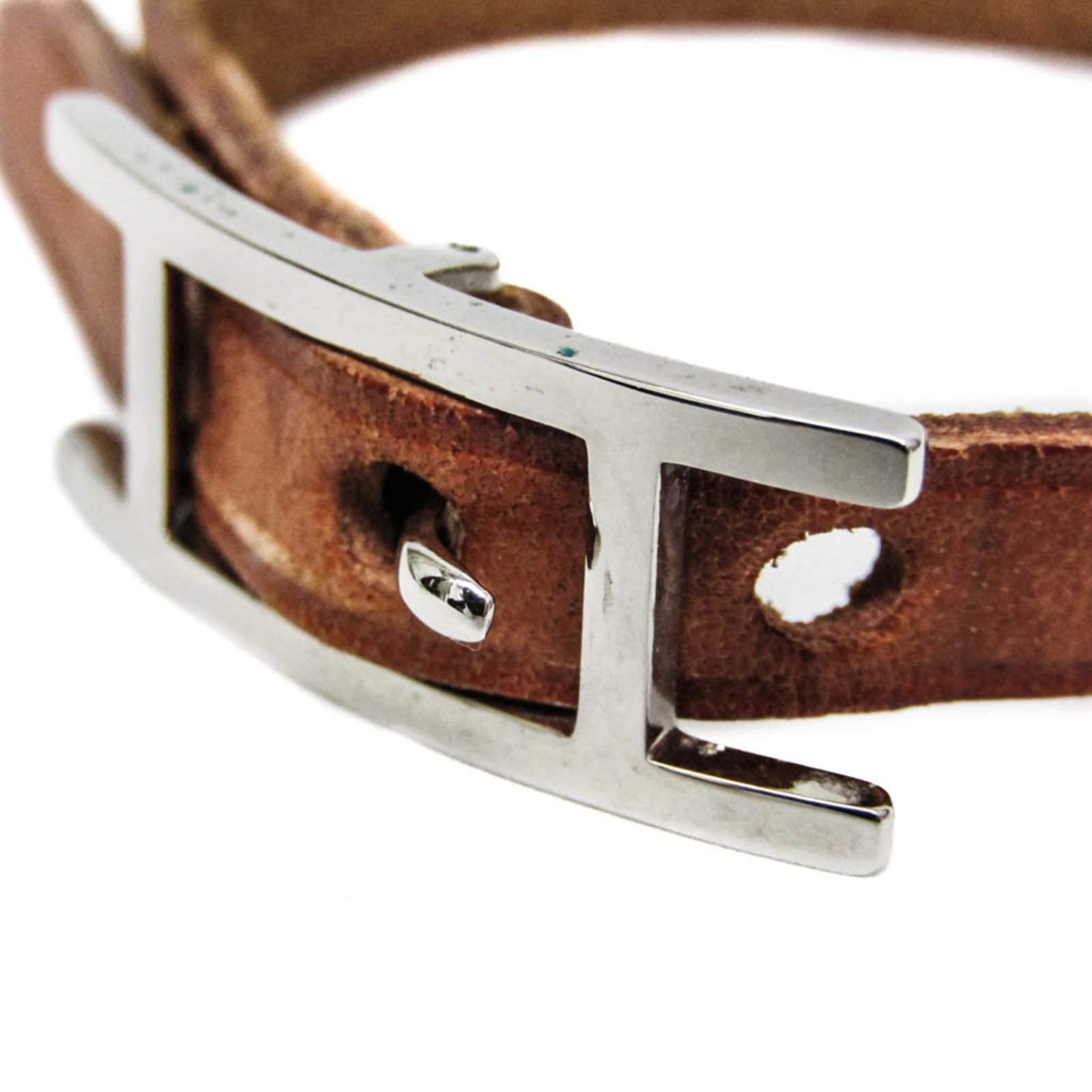 Hermes Bangle Leather, Metal - 3