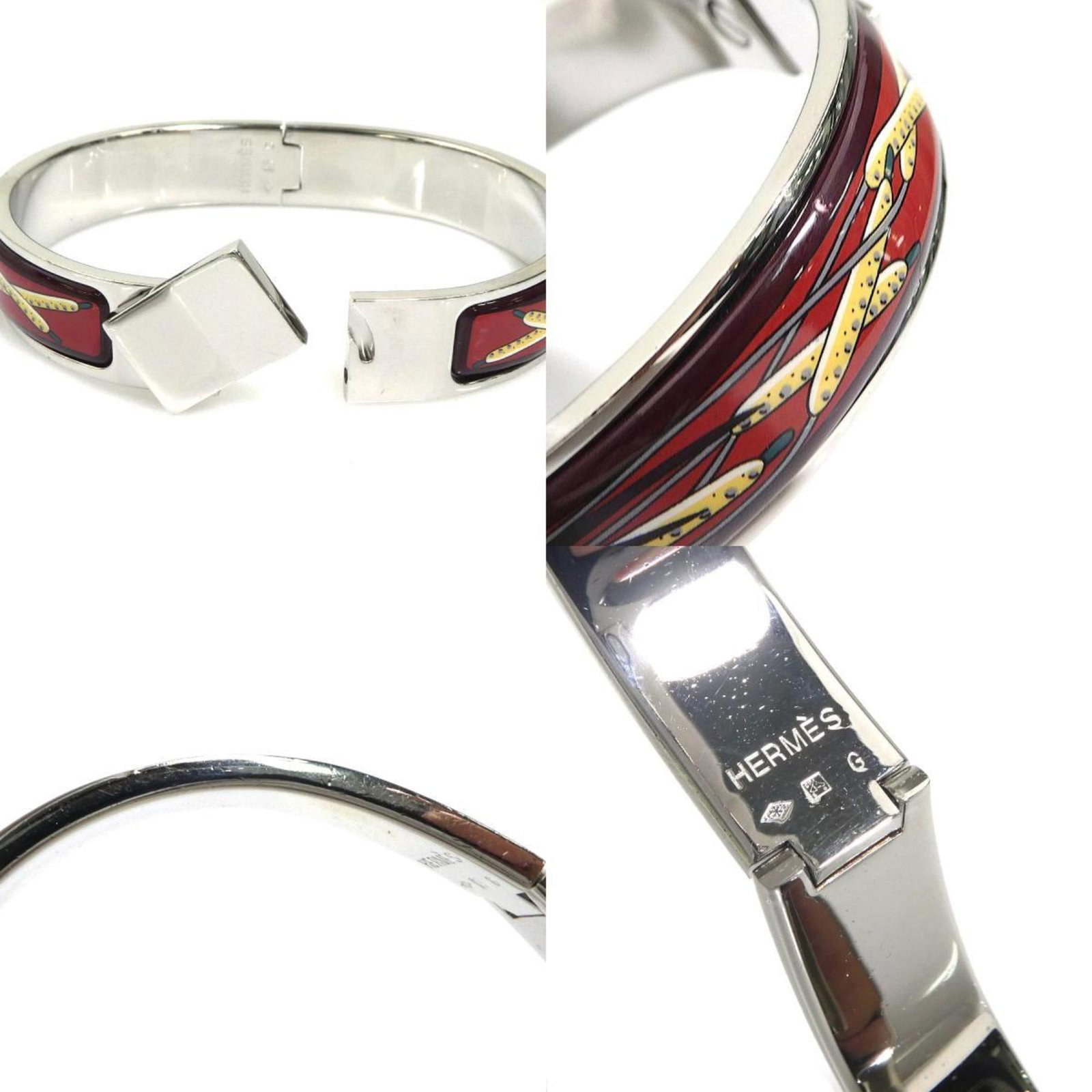 Hermes Bangle Enamel, Metal - 5