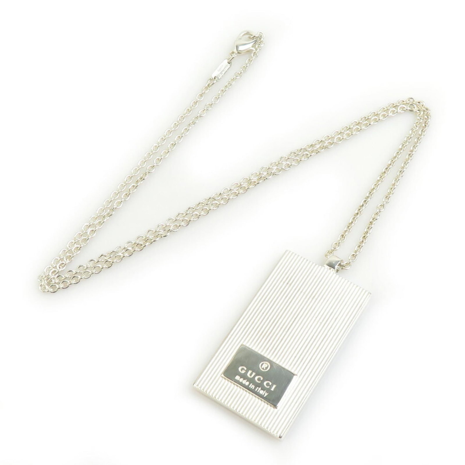 Gucci necklace in 925 silver for men (e61495a) - 2