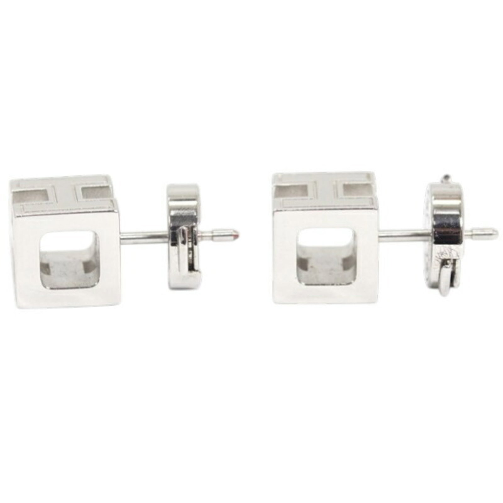 Hermes Stud Earrings Lacquer, Metal - 2