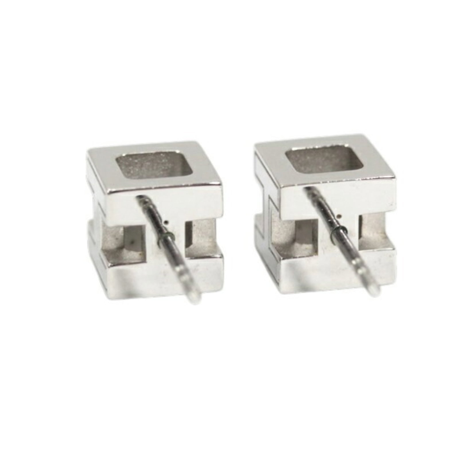 Hermes Stud Earrings Lacquer, Metal - 5