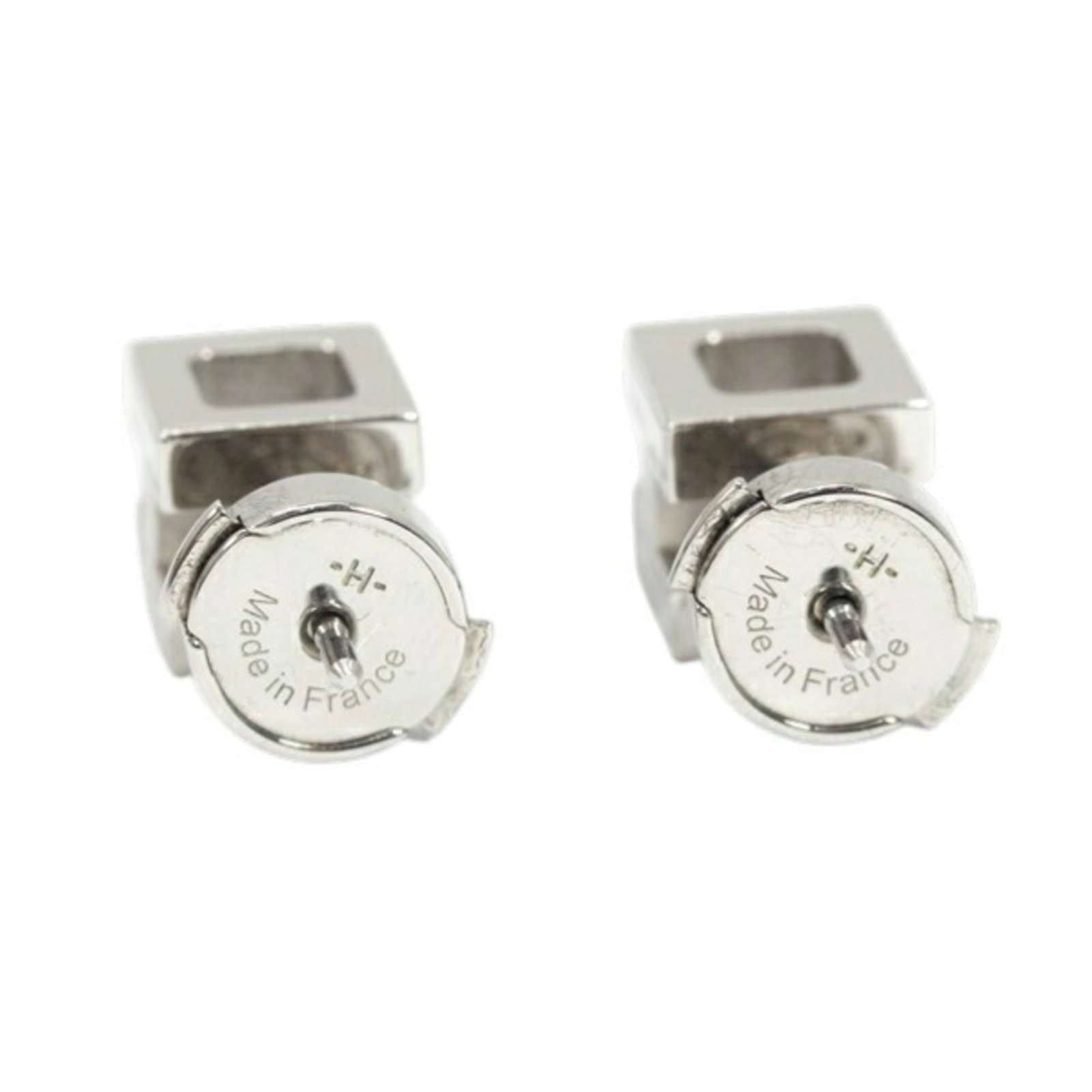 Hermes Stud Earrings Lacquer, Metal - 6