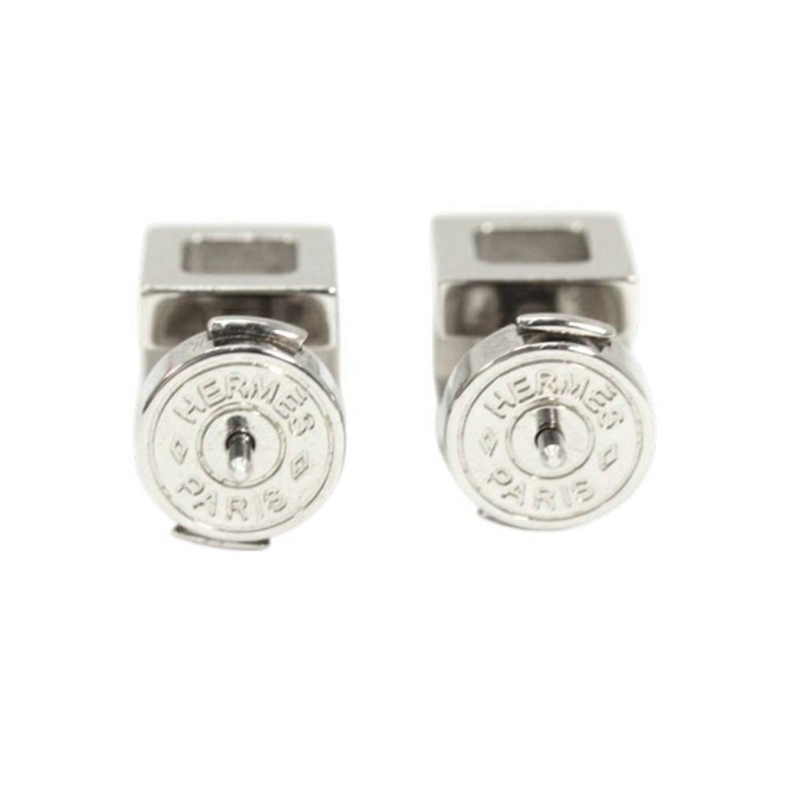 Hermes Stud Earrings Lacquer, Metal - 7