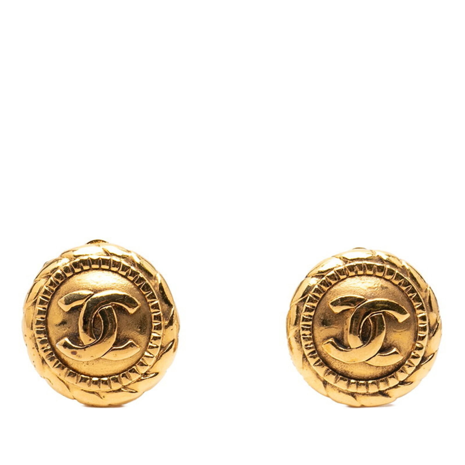 Chanel Clip Earrings Gold Plating: Chanel Clip Earrings Gold Plating Chanel Clip Earrings Gold Plating are a timeless accessory for women. Made from gold plating, these clip earrings feature a classic design that adds a touch of elegan