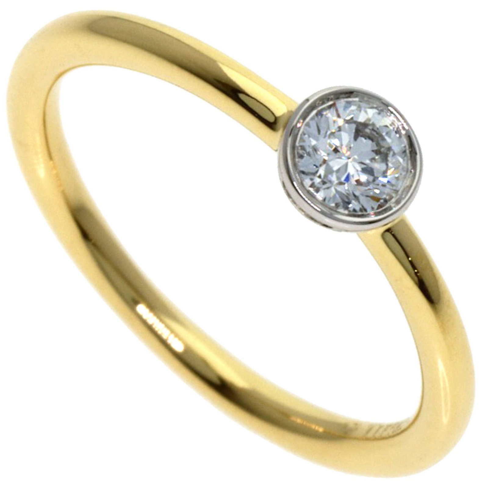 Tiffany Band Ring Platinum 950, Yellow Gold (18K): Tiffany Band Ring Platinum 950, Yellow Gold (18K) Platinum 950 and yellow gold (18K) come together in this Tiffany band ring, offering a luxurious touch to any outfit. The item features a few traces o