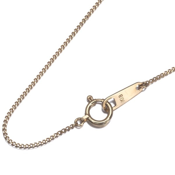 Chain necklace curb yellow gold 750 45cm 18k: Chain necklace curb yellow gold 750 45cm 18k Chain necklace in 18k yellow gold with a curb style and total length of 45cm. The chain features no main stone, making it a simple yet elegant accessory.