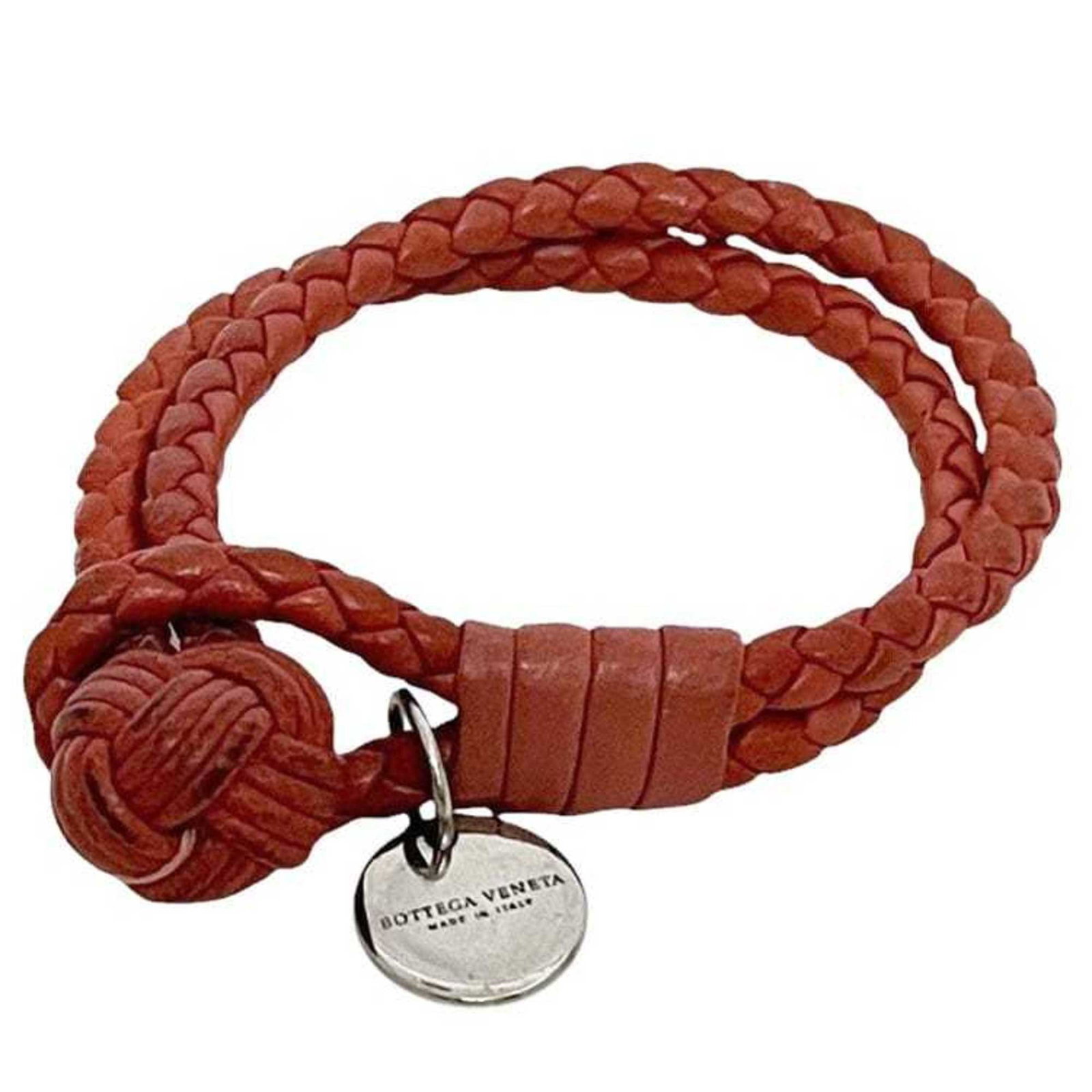 Bottega Veneta Charm Bracelet Leather: Bottega Veneta Charm Bracelet Leather Bottega Veneta Charm Bracelet Leather features a striking red leather design. The 15.5cm length provides a versatile fit, while the used condition showcases