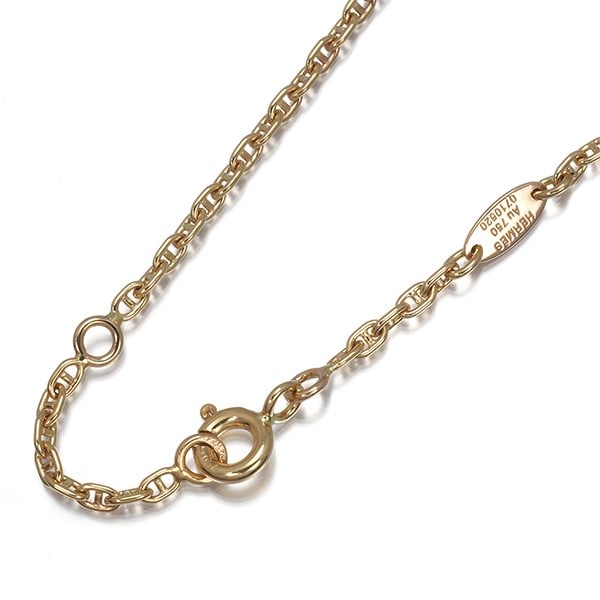 Chain necklace 750 rose gold yellow 40cm long chain (1 of 3)