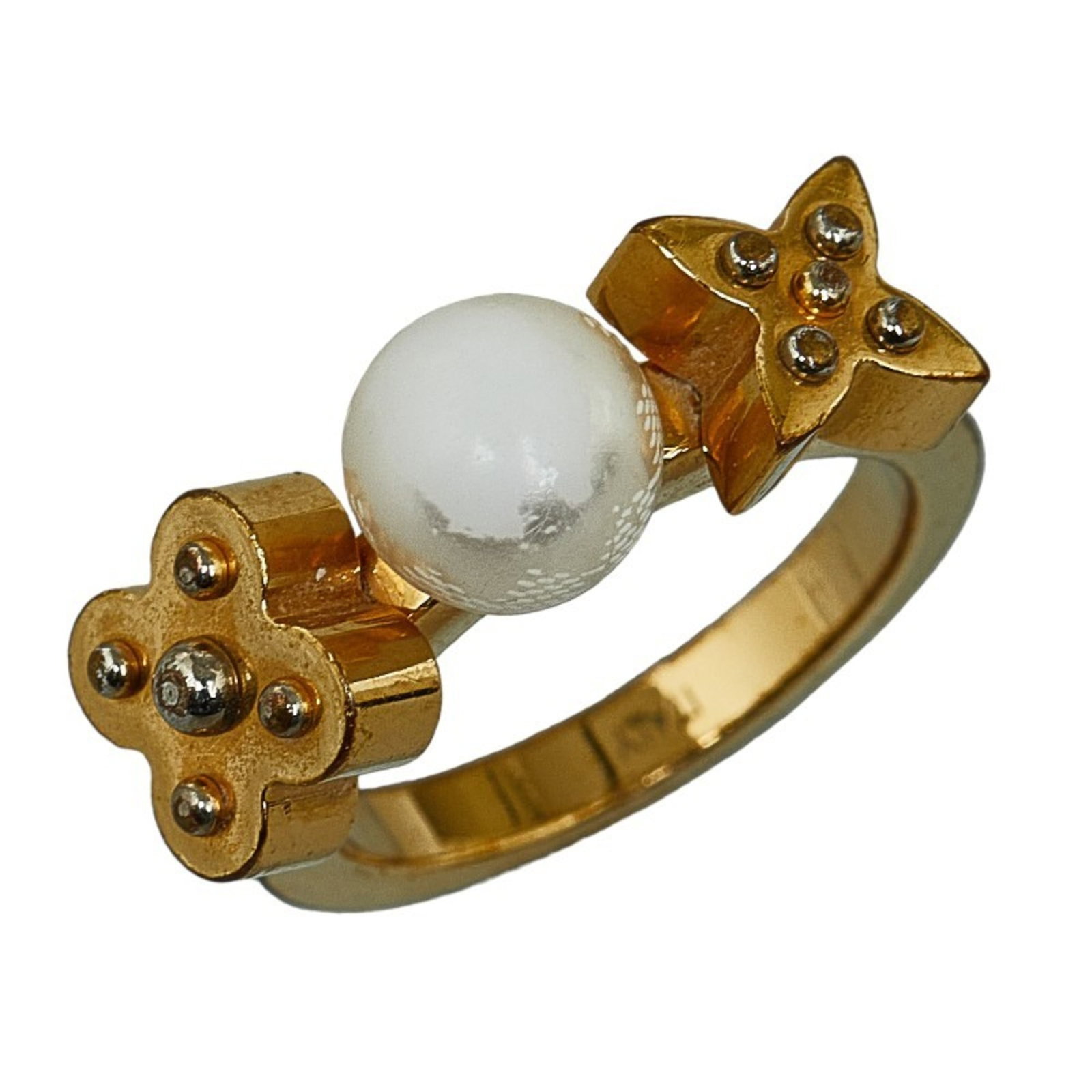 Louis Vuitton Band Ring Gold Plating (1 of 10)