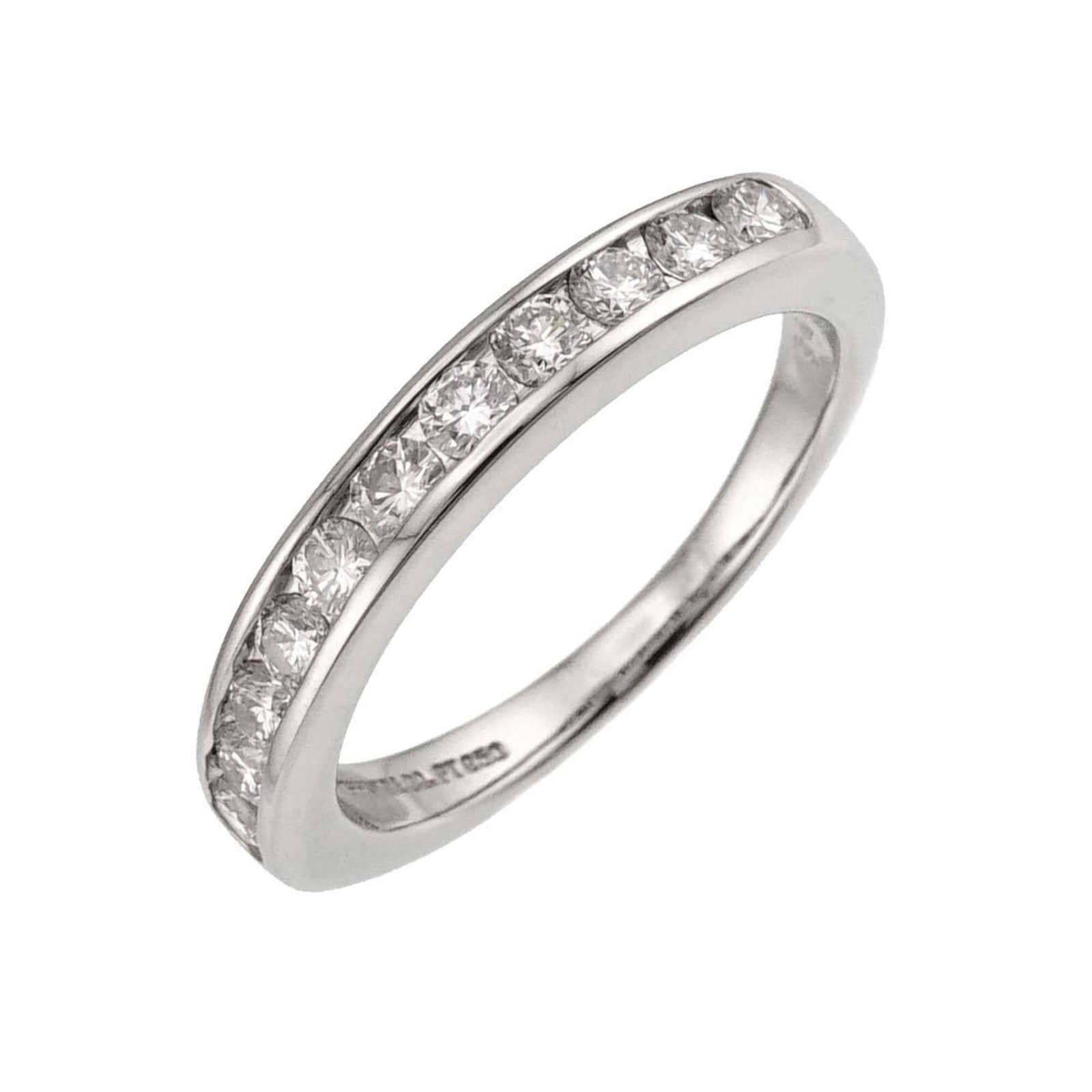 Tiffany Band Ring Platinum 950: Tiffany Band Ring Platinum 950 Platinum 950 Tiffany Band Ring in Silver - A Like New Condition Women's Ring with Minimal Signs of Use. This ring features high-quality platinum material and a classic
