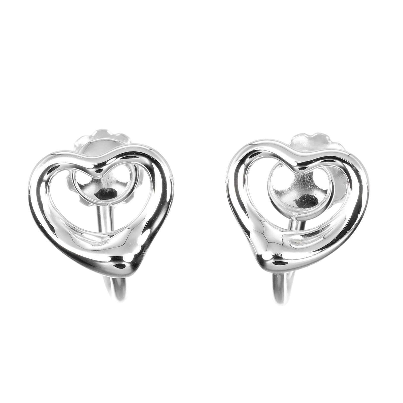 Tiffany Clip Earrings Silver 925: Tiffany Clip Earrings Silver 925 Silver 925 material and a clip design make these earrings durable and secure. Hardly any traces of usage suggest they are in like new condition, making them a great fi