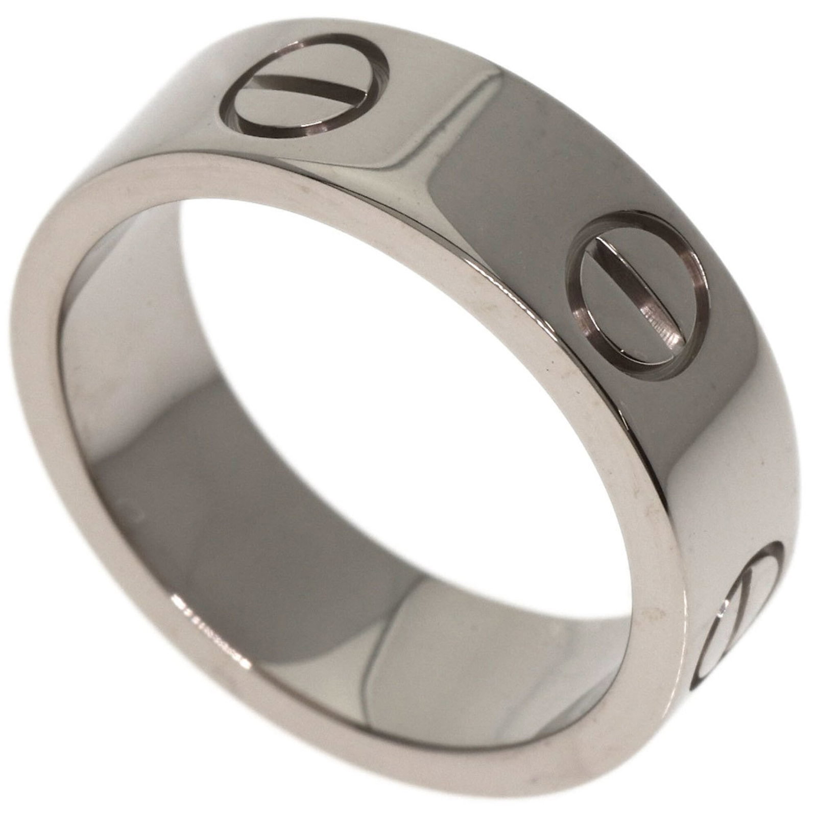 Cartier Band Ring White Gold (18K): Cartier Band Ring White Gold (18K) Cartier Band Ring White Gold (18K) - A luxurious white gold band ring from the renowned French luxury brand Cartier. This item boasts 18K white gold material and