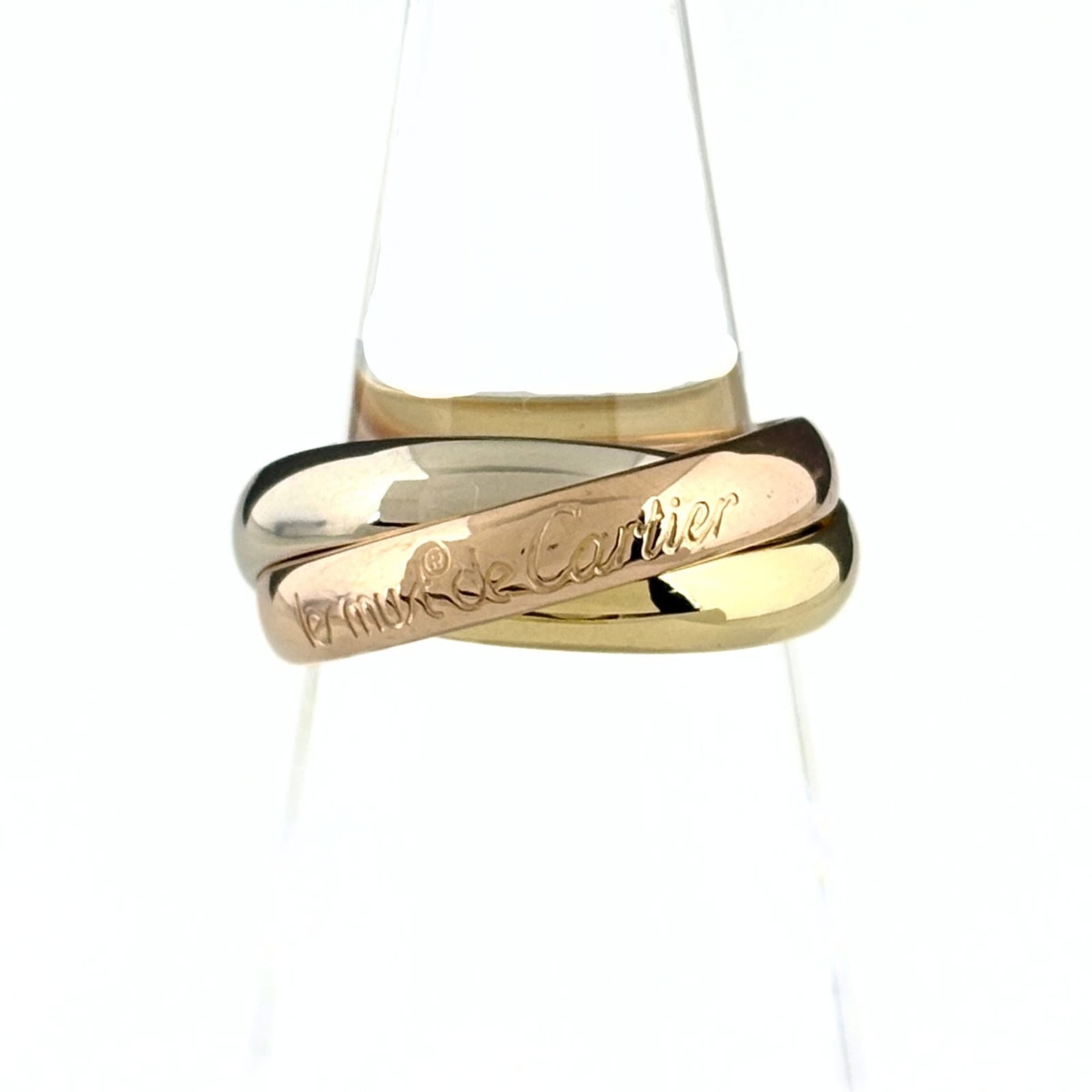 Cartier Band Ring Pink Gold, White Gold, Yellow Gold: Cartier Band Ring Pink Gold, White Gold, Yellow Gold Cartier Band Ring in Pink Gold features a classic design with a touch of elegance. The ring boasts a durable construction from pink gold, white