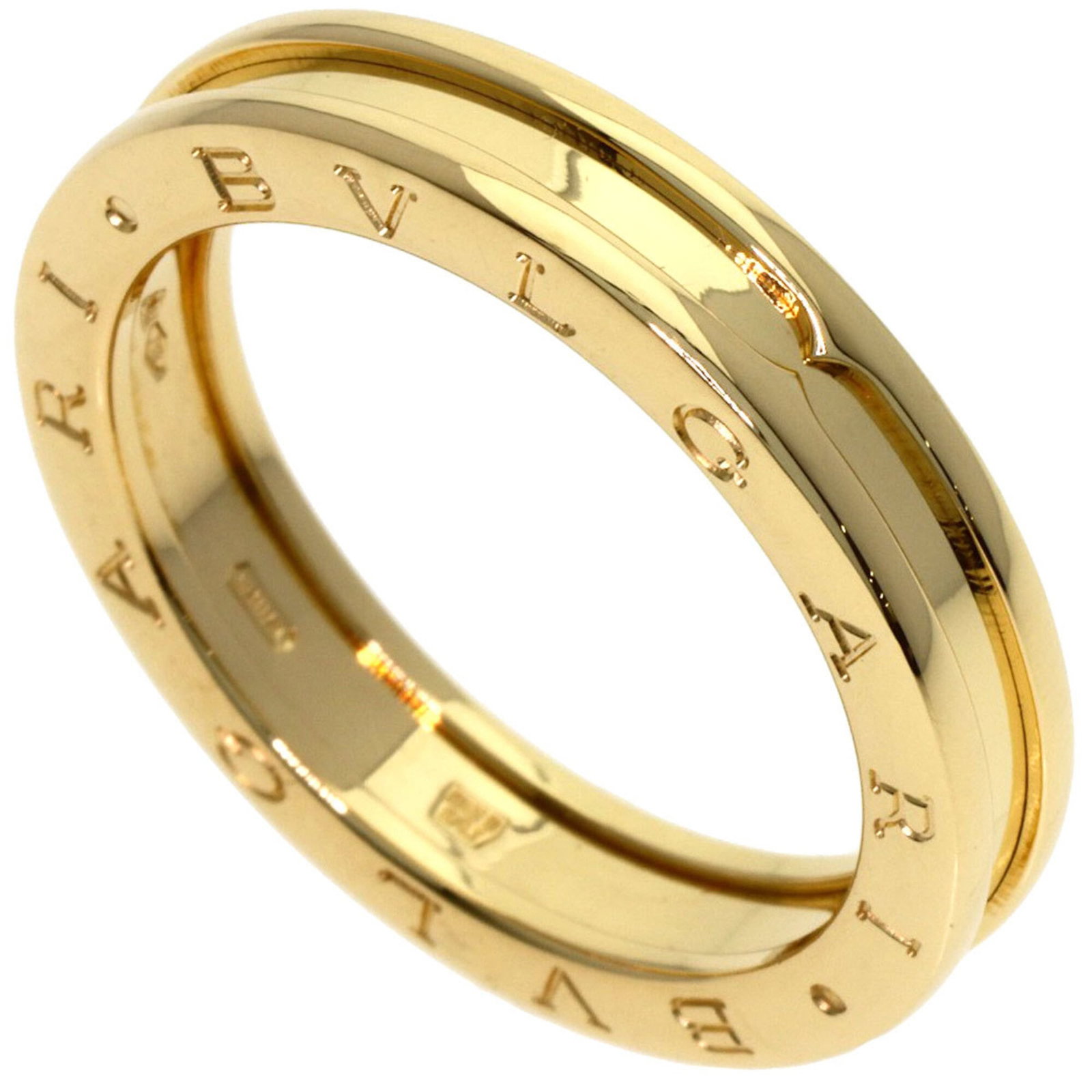 Bvlgari Band Ring Yellow Gold (18K): Bvlgari Band Ring Yellow Gold (18K) Bvlgari Band Ring Yellow Gold (18K) features a sleek design with high-quality yellow gold material and a classic style. This 64mm band ring is made from 18K yellow
