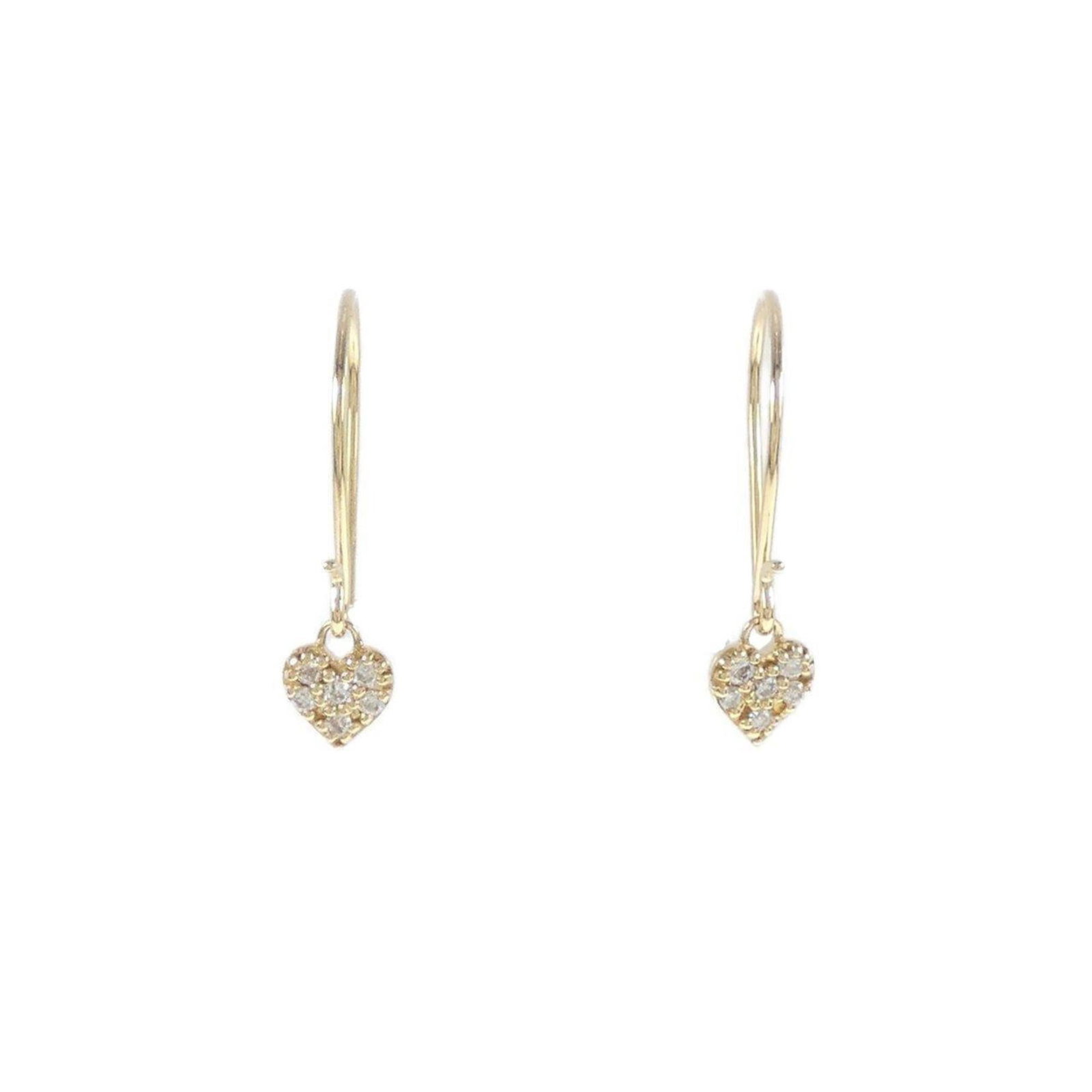 Vendome Aoyama Drop Earrings Yellow Gold (18K): Vendome Aoyama Drop Earrings Yellow Gold (18K) Yellow gold (18K) drop earrings with a diamond accent, measuring 4.60mm x 4.30mm in size, add a touch of elegance to any outfit. The earrings showcase a 