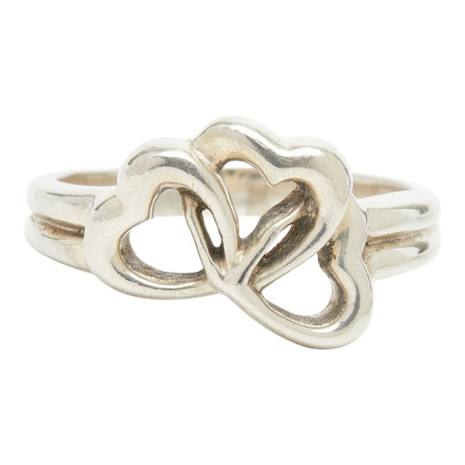 Tiffany Band Ring Silver, Silver 925: Tiffany Band Ring Silver, Silver 925 Tiffany Band Ring Silver features a classic design with a silver band made from high-quality 925 sterling silver. The ring has some traces of usage and minor scrat