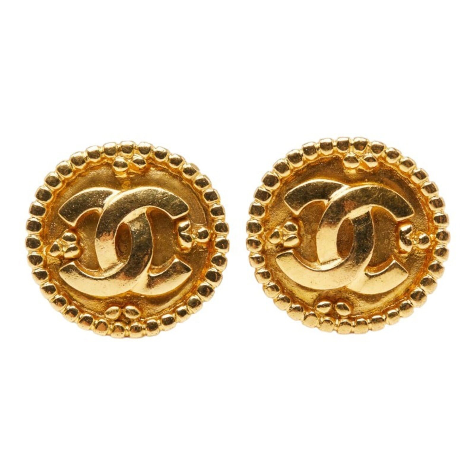 Chanel Clip Earrings Gold Plating: Chanel Clip Earrings Gold Plating Chanel Clip Earrings in Gold Plating offer a touch of luxury with their sleek design and subtle shine. Made from gold plating, these earrings feature a classic clip-o