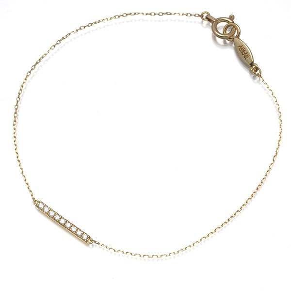 Strict Rules Apply Diamond Bracelet 0.05CT 750 Yellow Gold (1 of 5)