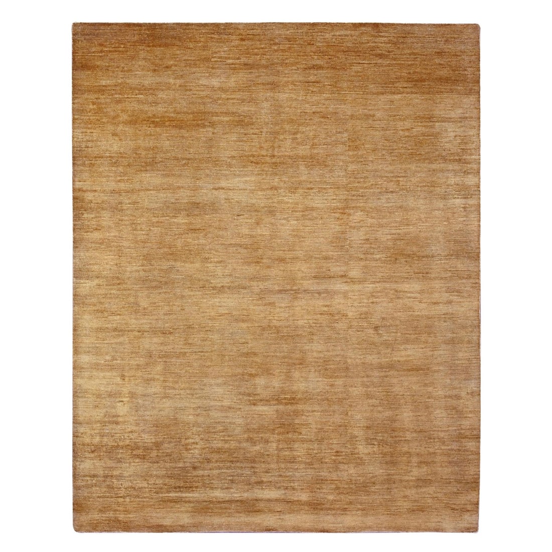 Brown Plain Hand Spun Solid Ghazni Wool Rug 8910 (1 of 11)
