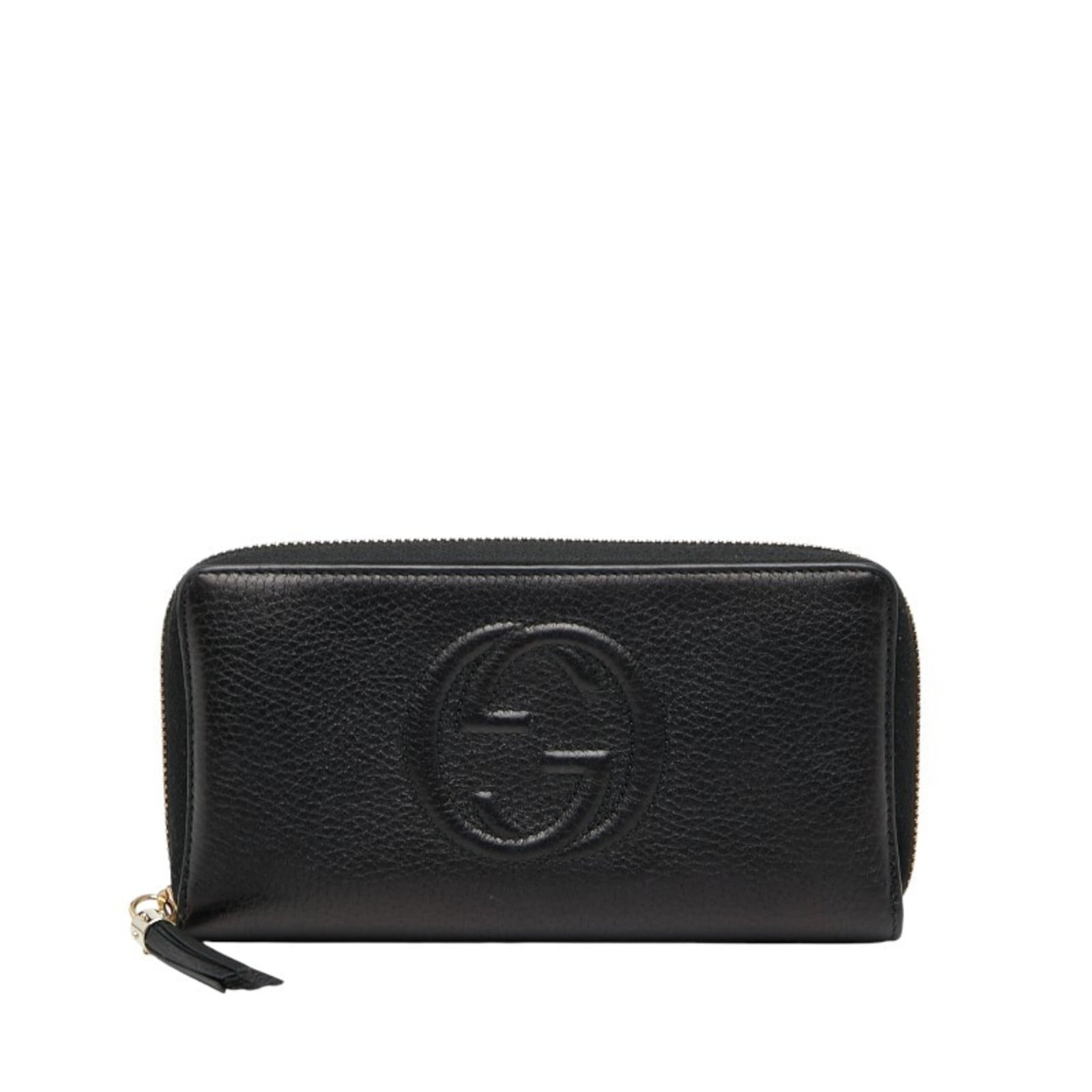 Gucci Long Wallet (Bi-Fold) Leather: Gucci Long Wallet (Bi-Fold) Leather Navy Gucci Long Wallet (Bi-Fold) Leather features a classic bi-fold design with long, spacious pockets. Made from high-quality leather, this used wallet showcases s