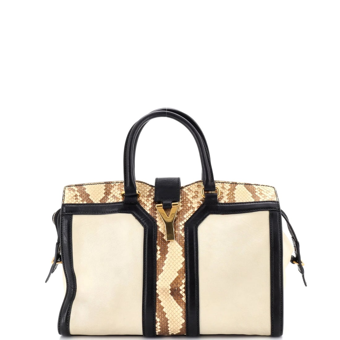 Cabas Tote Small Saint Laurent Leather Python