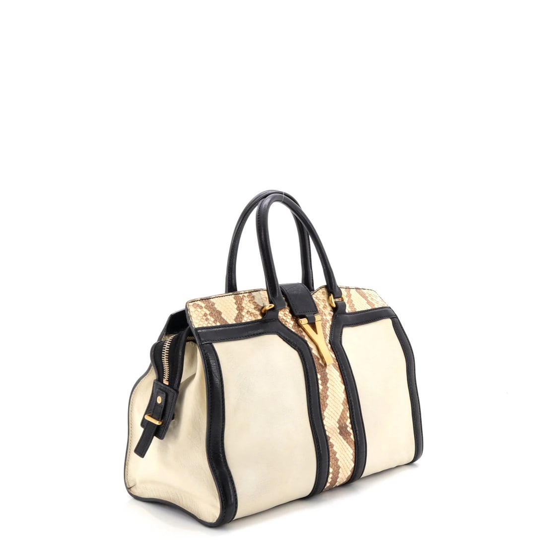 Cabas Tote Small Saint Laurent Leather Python - 2
