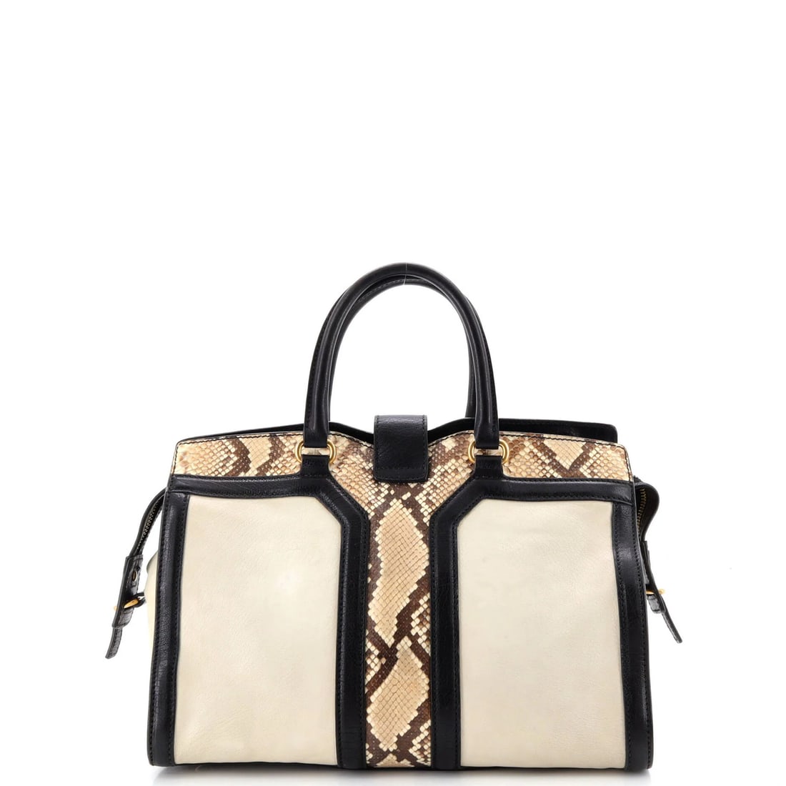 Cabas Tote Small Saint Laurent Leather Python - 3