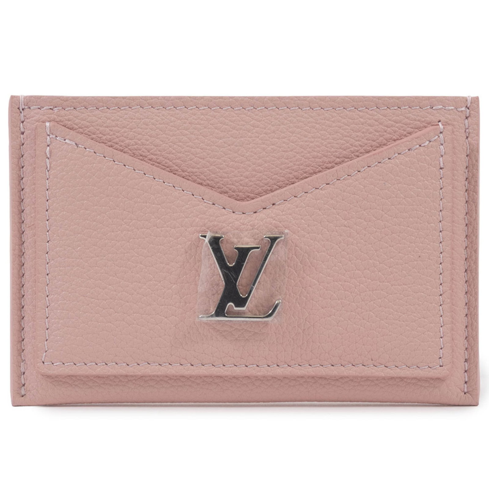 Louis Vuitton Card Case Leather: Louis Vuitton Card Case Leather The Louis Vuitton Card Case Leather features a rose ballerine color and is made from high-quality leather. This mint condition, like new item boasts a classic design th