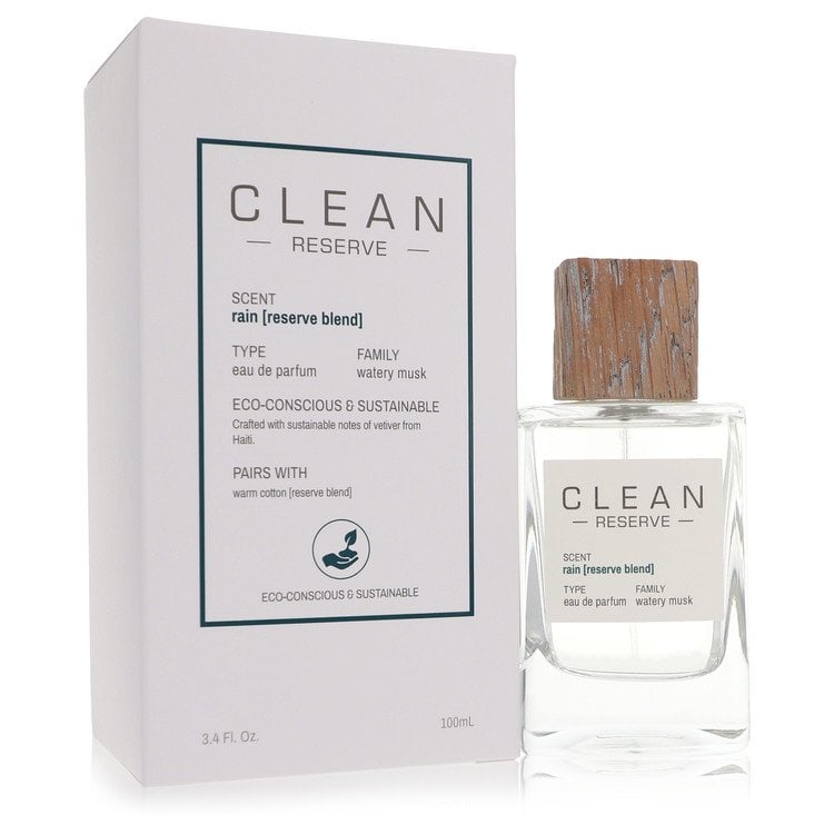 Clean Rain Reserve Blend Perfume By Clean Eau De Parfum Spray: Clean Rain Reserve Blend Perfume By Clean Eau De Parfum Spray Clean Rain Reserve Blend Perfume By Clean Eau De Parfum Spray features a fragrance for women. The product is an Eau De Parfum Spray with a