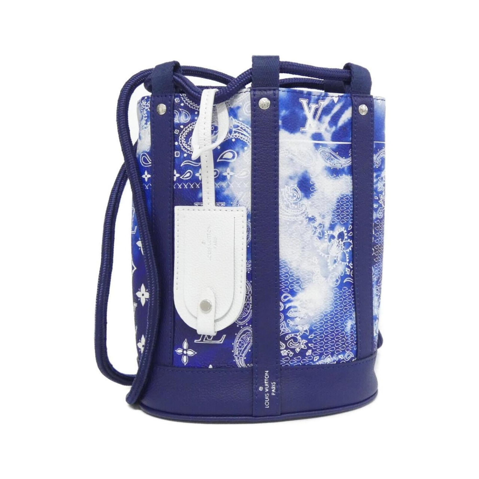 Louis Vuitton Shoulder Bag Leather: Louis Vuitton Shoulder Bag Leather The Louis Vuitton Shoulder Bag Leather boasts classic design with a touch of elegance. Made from high-quality calf leather in a stunning blue hue, this shoulder bag