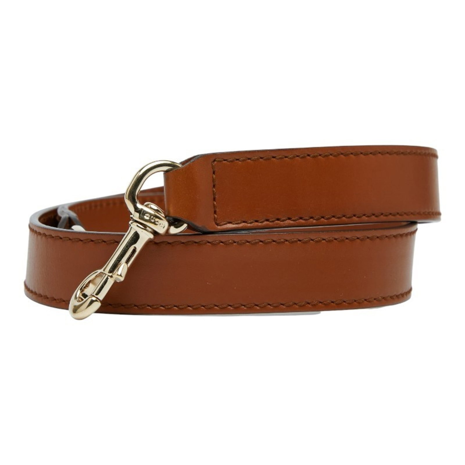 Gucci Strap Resin: Gucci Strap Resin The Gucci Strap Resin features a rich brown resin material and measures 49cm x 2.5cm in size. With signs of usage, such as scratches and dirt, this item has been worn before and
