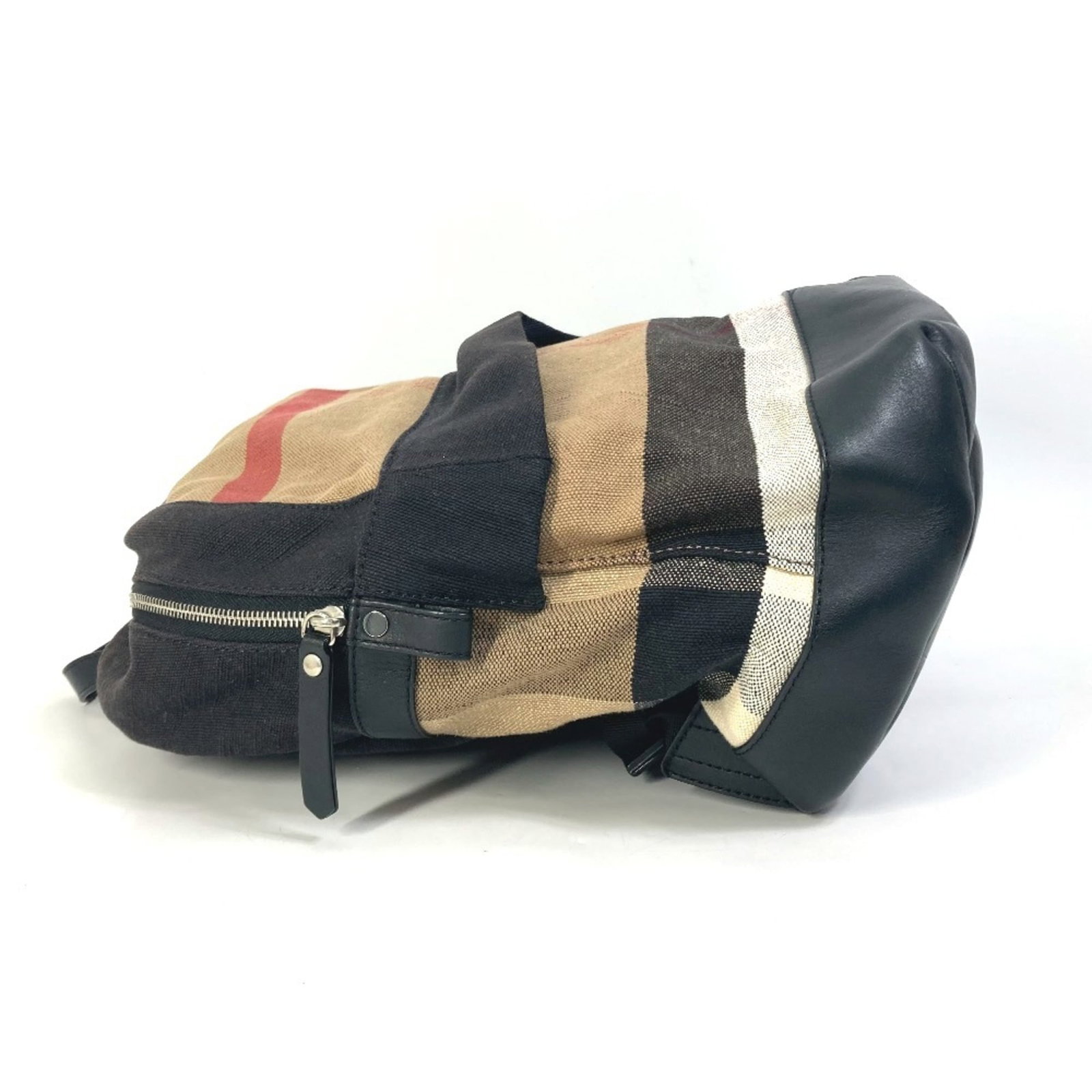Burberry Backpack Canvas Leather - 4