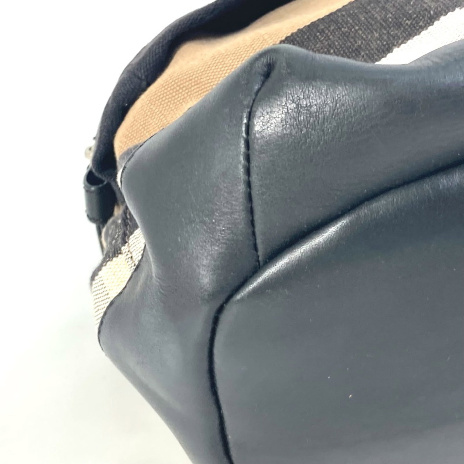 Burberry Backpack Canvas Leather - 6