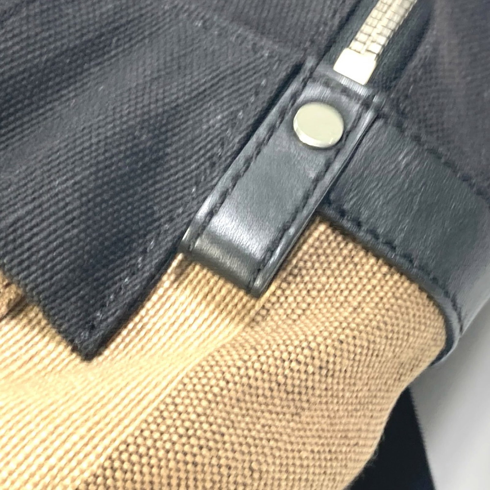 Burberry Backpack Canvas Leather - 8