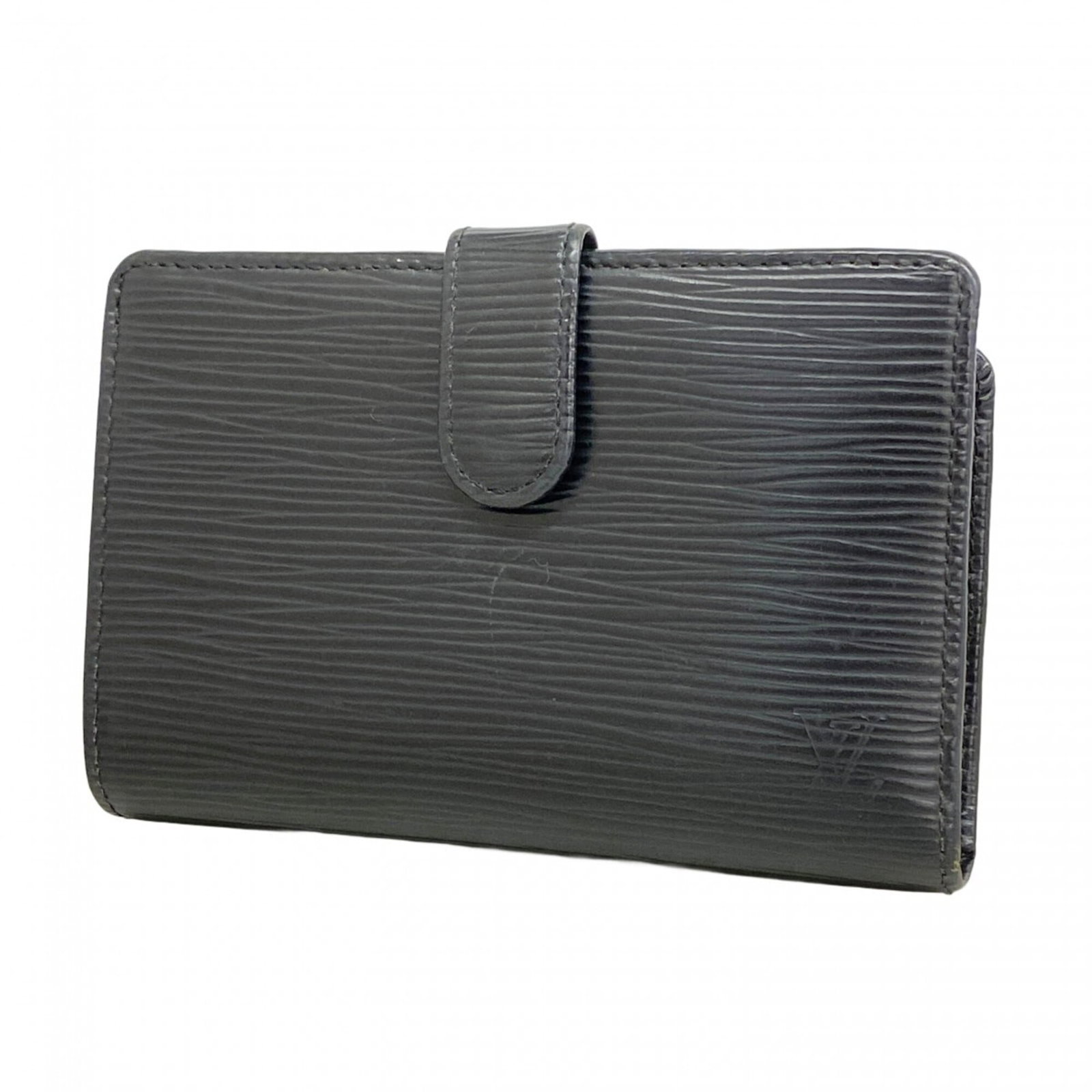 Louis Vuitton Wallet (Bi-Fold): Louis Vuitton Wallet (Bi-Fold) Used Louis Vuitton Bi-Fold Wallet in Noir, featuring classic design with traces of usage and minor scratches. The wallet measures 9cm x 14cm x 3cm and is generally in go