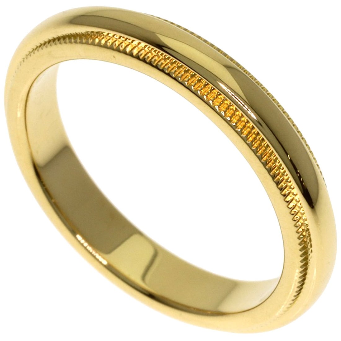 K18 Yellow Gold Ring from Tiffany&Co: K18 Yellow Gold Ring from Tiffany&Co K18 Yellow Gold Ring from Tiffany&Co boasts exceptional durability and luster thanks to its K18 metal composition. This stylish ring features a gold exterior color