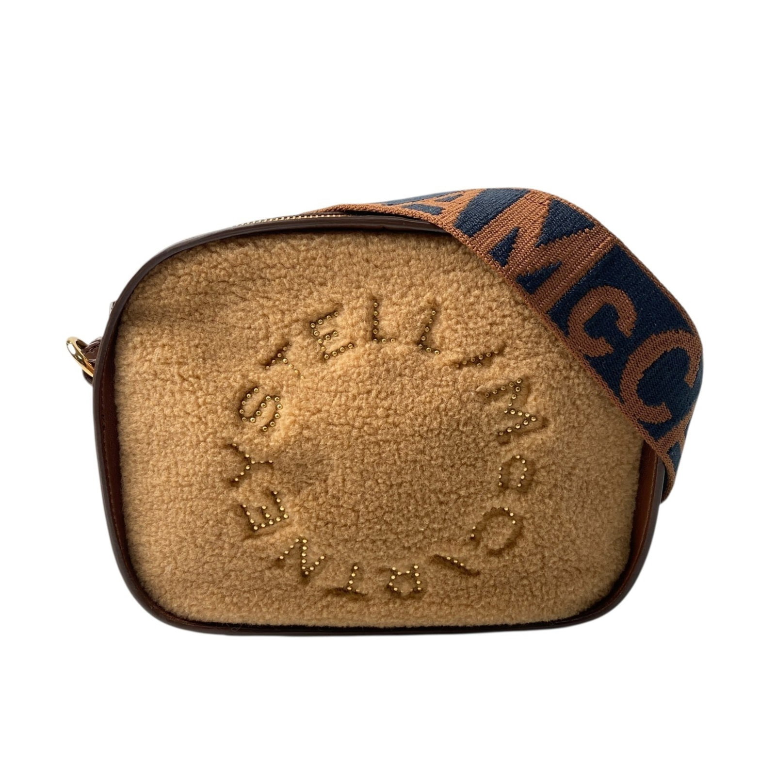 Stella Mccartney Shoulder Bag: Stella Mccartney Shoulder Bag Stella McCartney's iconic shoulder bag boasts a timeless design with clean lines and a classic brown hue. Measuring 15cm x 20cm x 6cm, this versatile bag is perfect for e