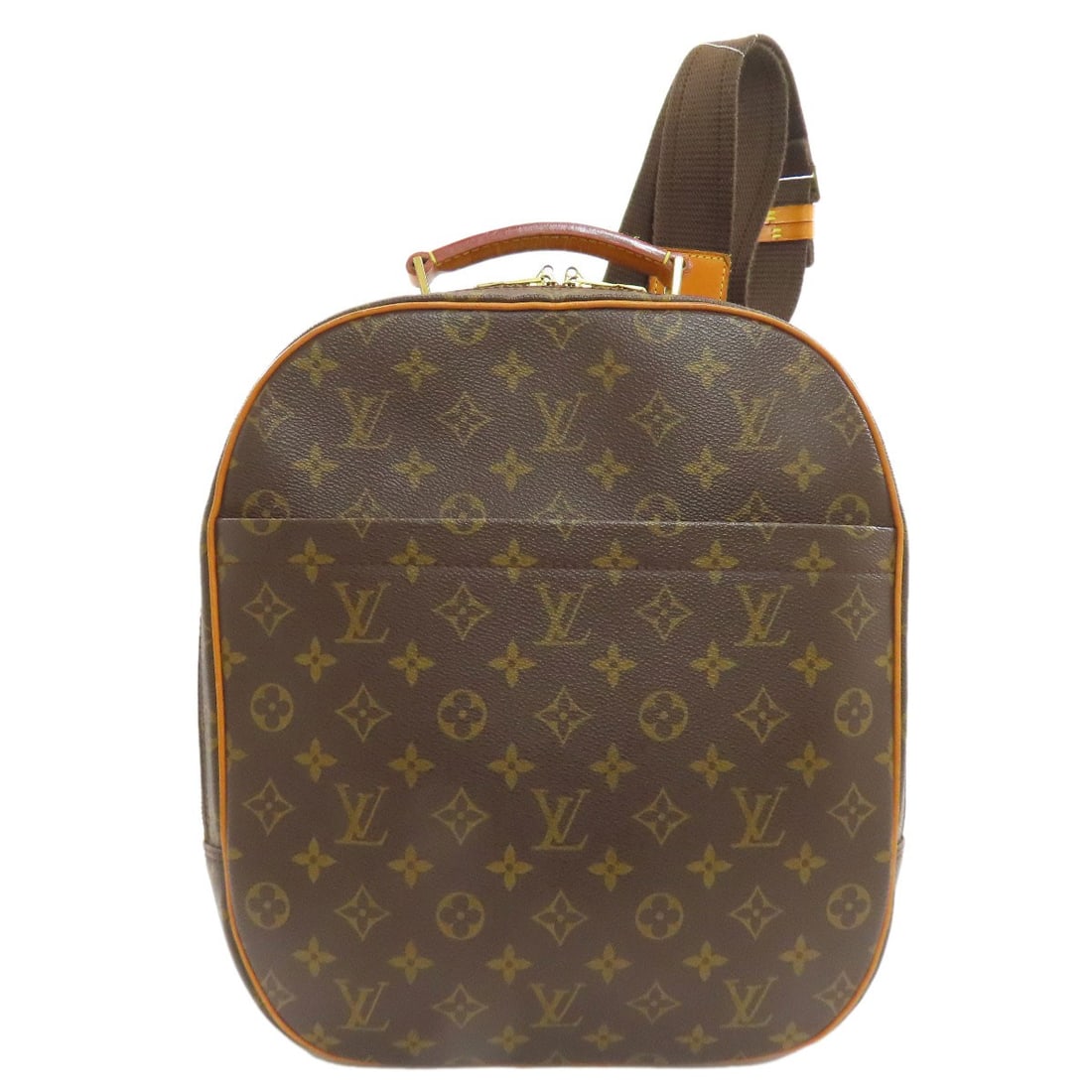 Sac A Dos Packall Bag M512 S Monogram Canvas Louis Vuitton: Sac A Dos Packall Bag M512 S Monogram Canvas Louis Vuitton Monogram canvas exterior adds a touch of classic elegance to this brown shoulder bag. The iconic Louis Vuitton design makes a statement with 