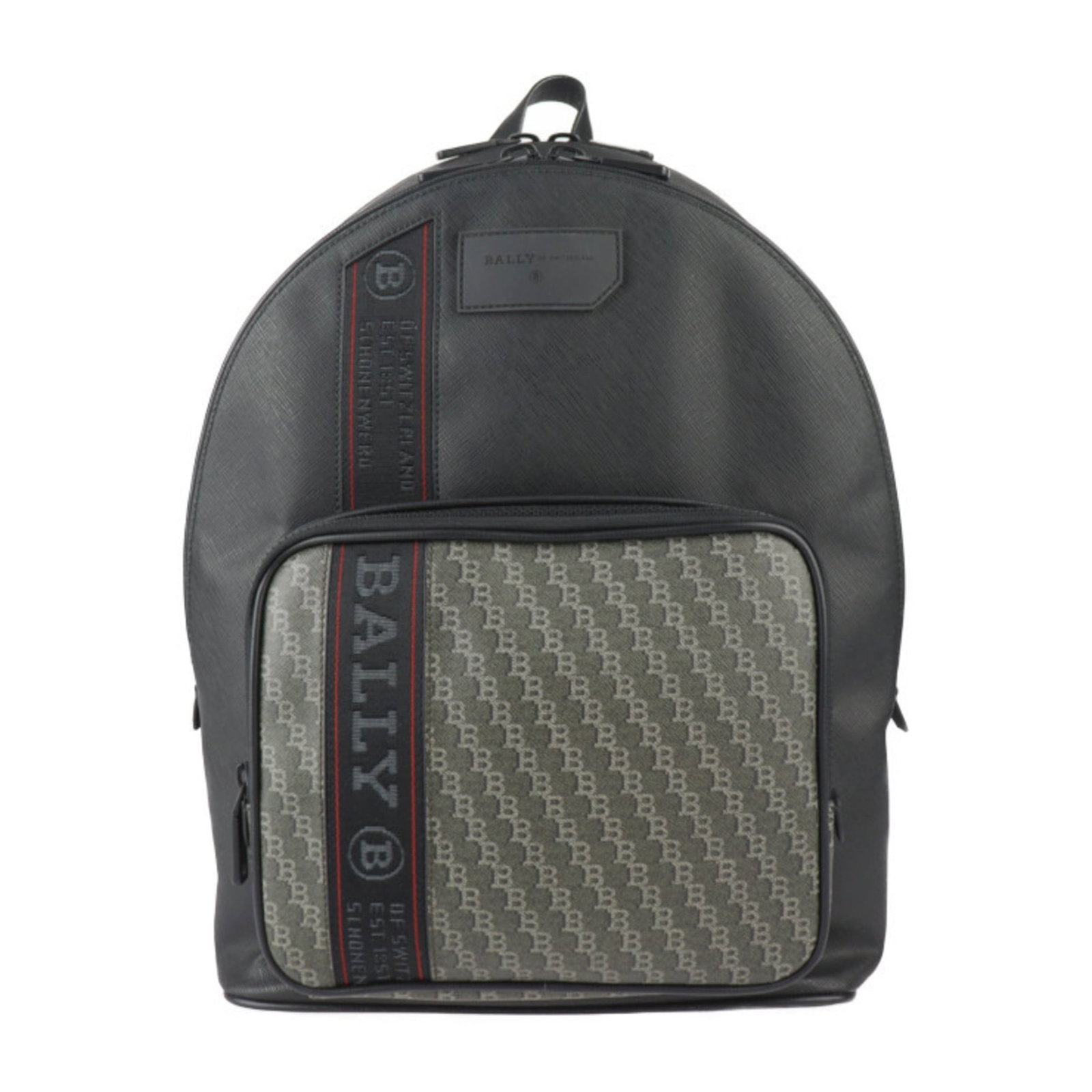 Bally Backpack Pvc Leather: Bally Backpack Pvc Leather Bally's iconic Backpack Pvc Leather features a sleek black design with high-quality pvc and leather materials. The compact size and durable construction make it a practical