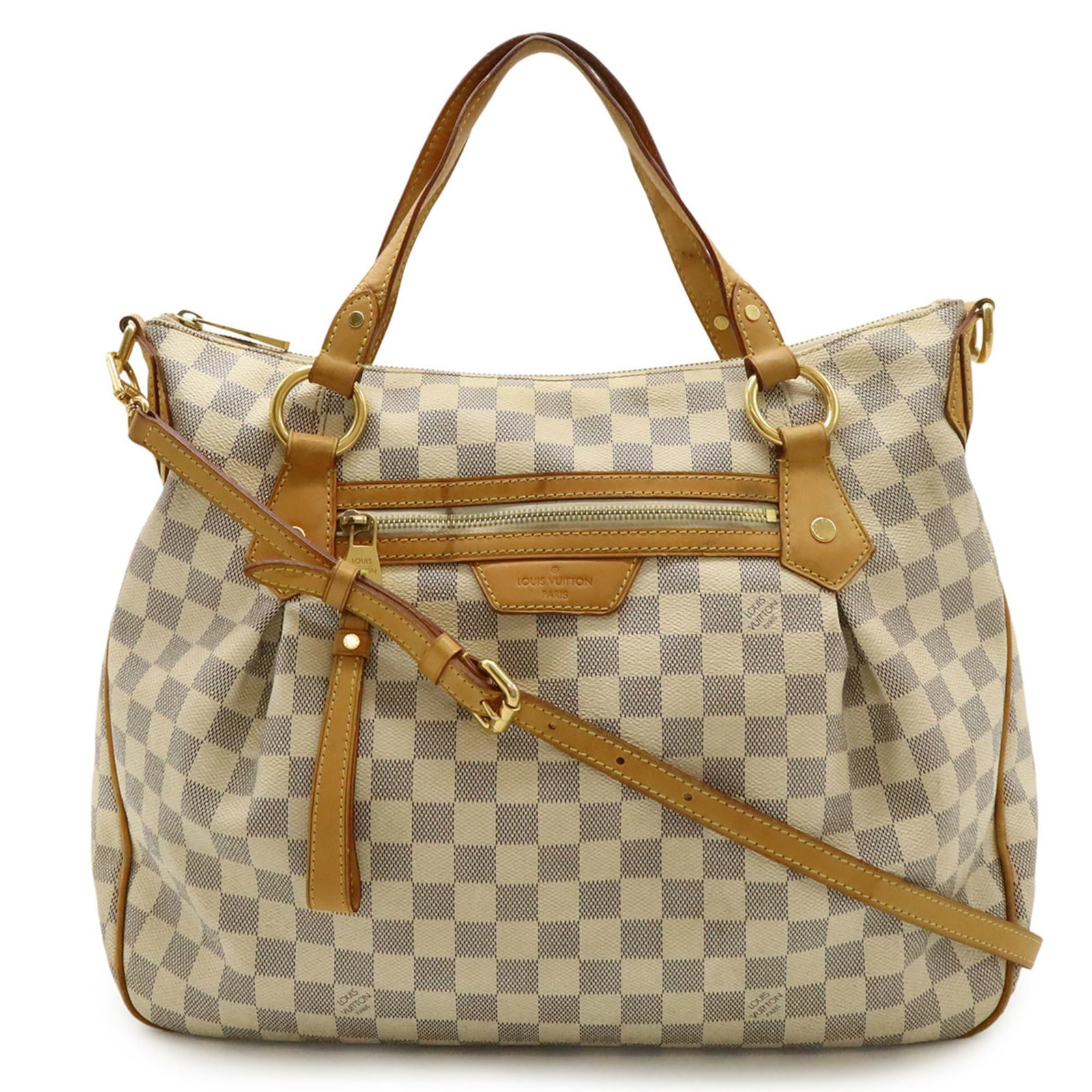 Louis Vuitton Handbag Shoulder Bag Tote Bag Damier Azur: Louis Vuitton Handbag Shoulder Bag Tote Bag Damier Azur Damier Azur, a timeless and iconic pattern, adorns this Louis Vuitton shoulder bag tote in Damier Azur and ivory. Measuring 32cm x 41cm x 10cm, 