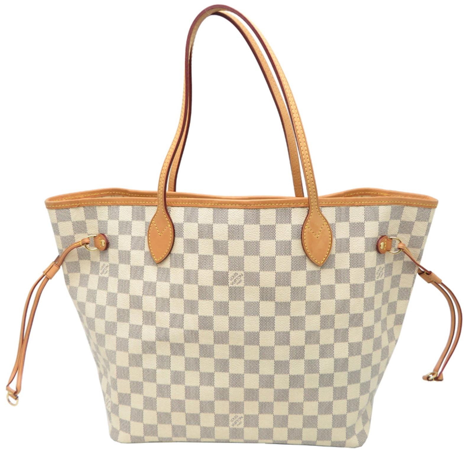 Louis Vuitton Tote Bag Damier Canvas: Louis Vuitton Tote Bag Damier Canvas Damier canvas pattern adds a touch of classic elegance to this pre-owned Louis Vuitton tote bag. With its white color and durable construction, it's a timeless acc