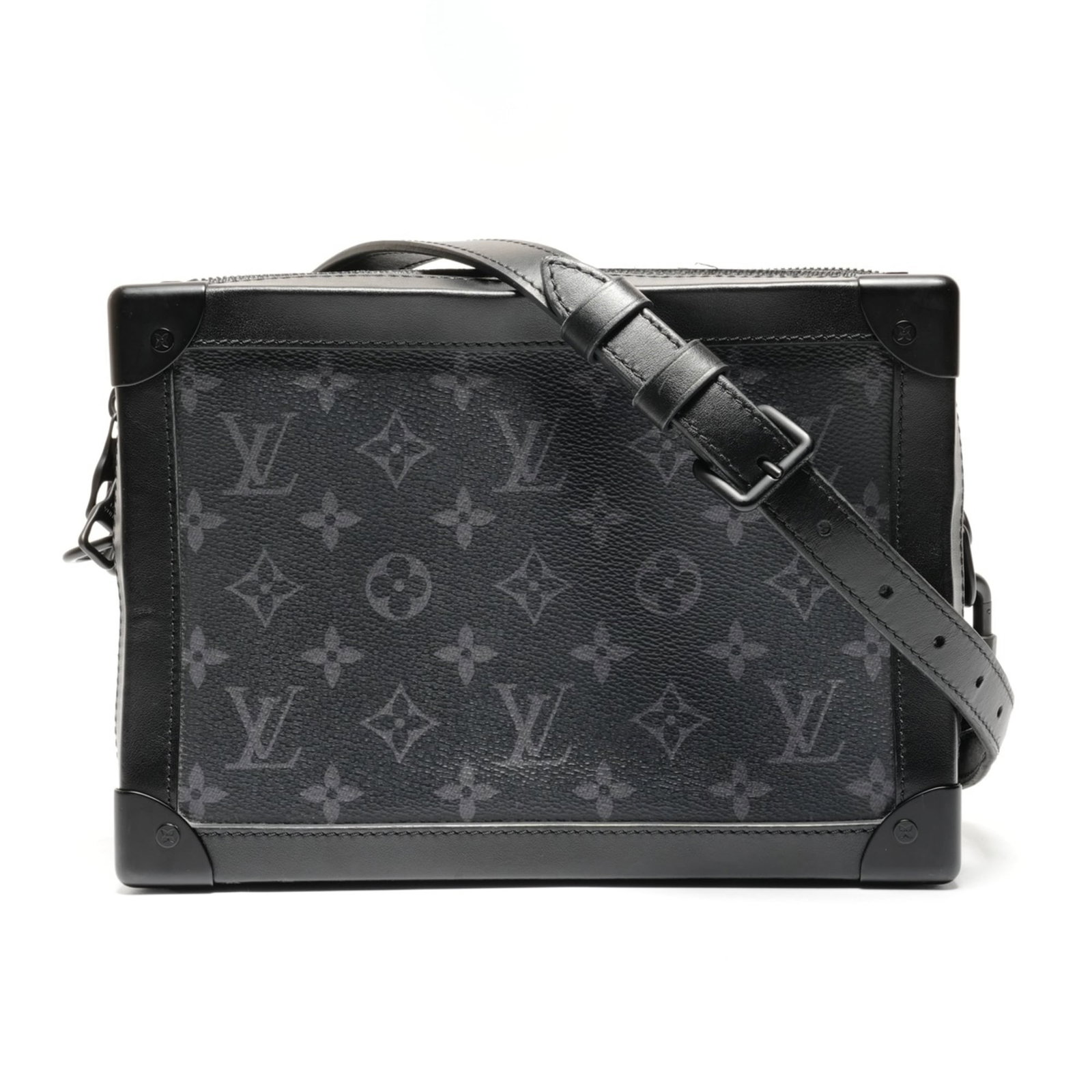 Louis Vuitton Shoulder Bag Monogram Eclipse: Louis Vuitton Shoulder Bag Monogram Eclipse The Louis Vuitton Shoulder Bag Monogram Eclipse in black offers a sleek and sophisticated design. With its classic monogram pattern and durable Monogram Ecl