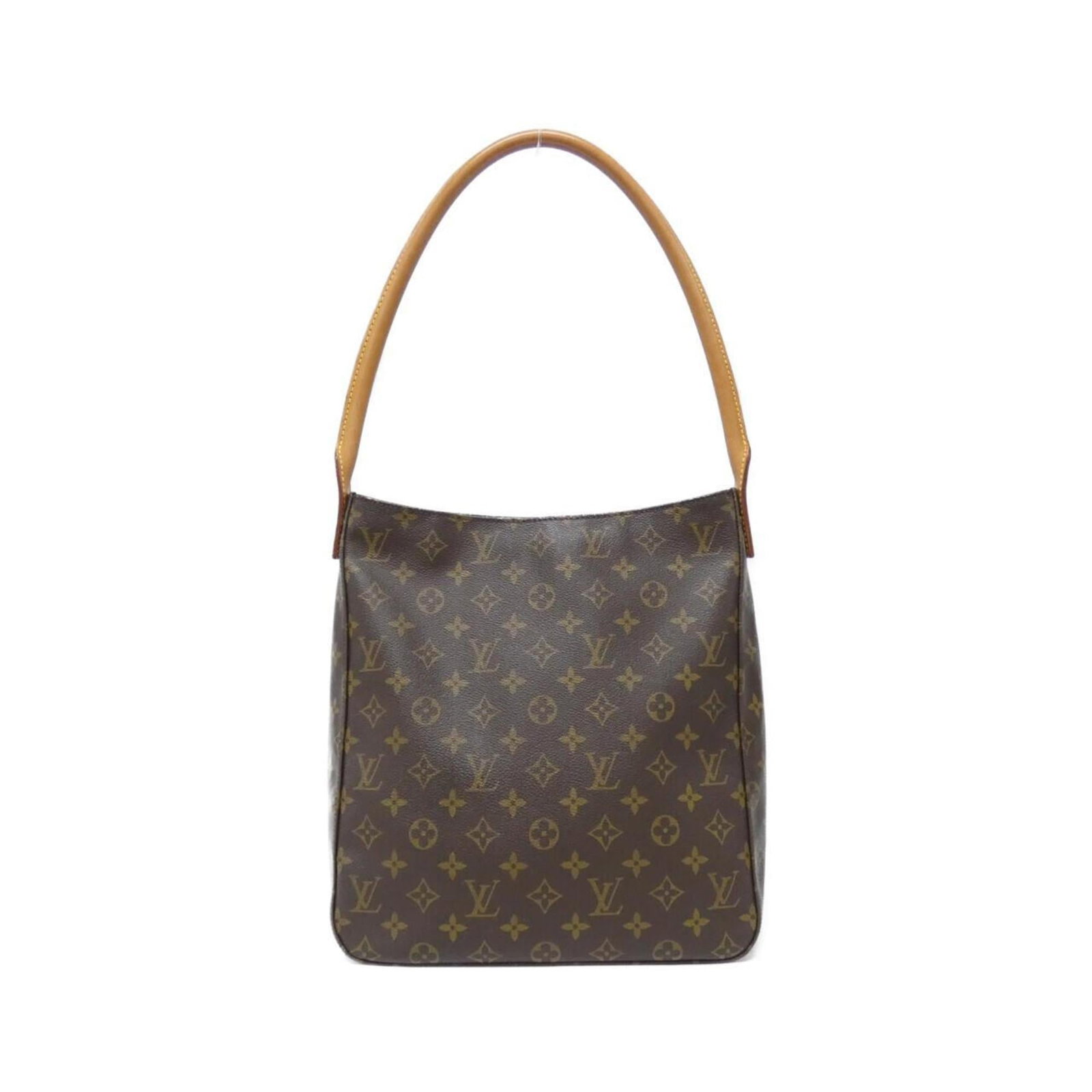 Louis Vuitton Shoulder Bag Coated Canvas: Louis Vuitton Shoulder Bag Coated Canvas This Louis Vuitton Shoulder Bag features a classic design with a coated canvas material, adding durability and style to its timeless look. The brown color prov