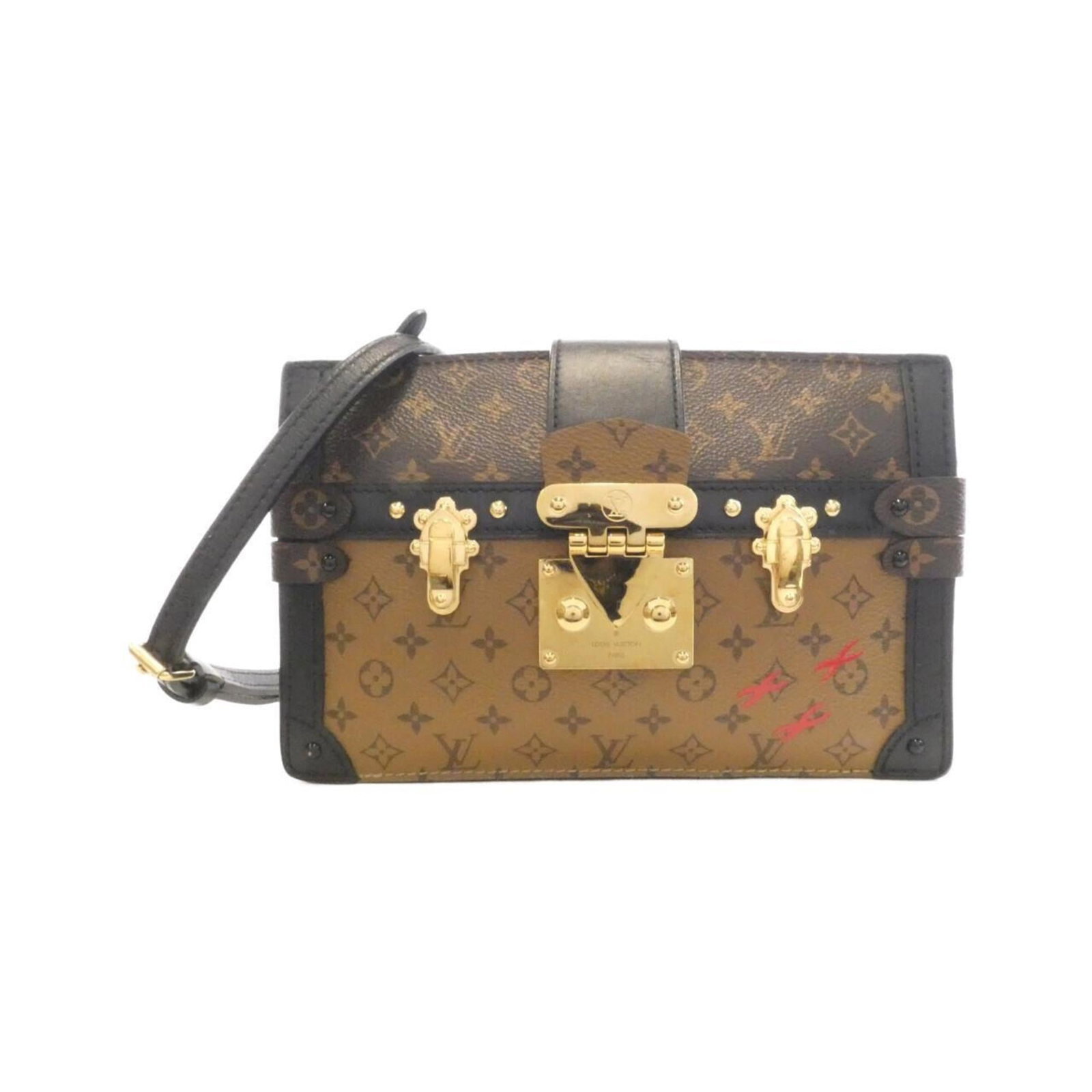Louis Vuitton Shoulder Bag Coated Canvas: Louis Vuitton Shoulder Bag Coated Canvas The Louis Vuitton Shoulder Bag Coated Canvas boasts its classic design with a touch of ruggedness from the coated canvas material. With gold hardware and a tim