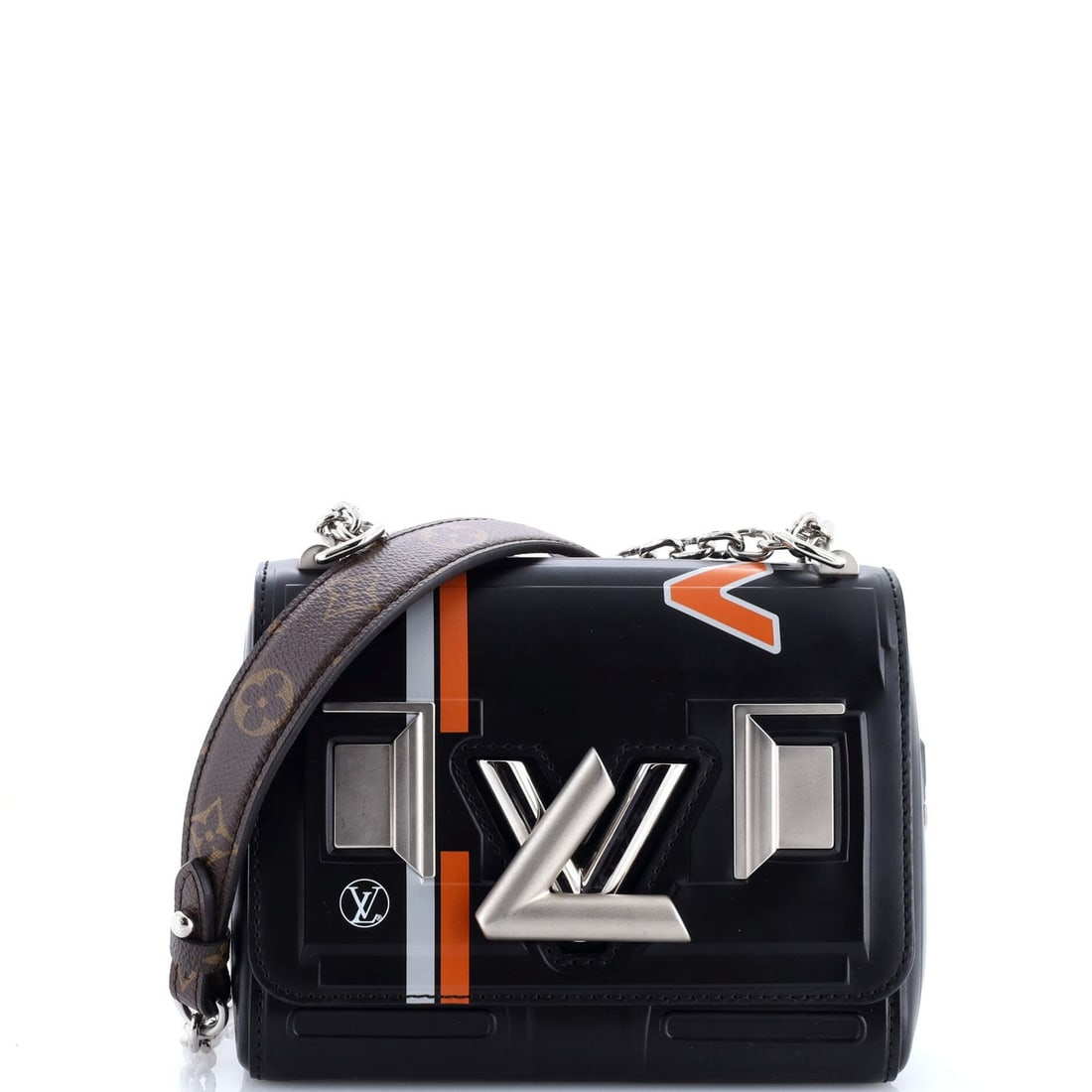 Space Leather Embossed Twist Limited Edition Handbag Vuitton Louis PM (1 of 9)