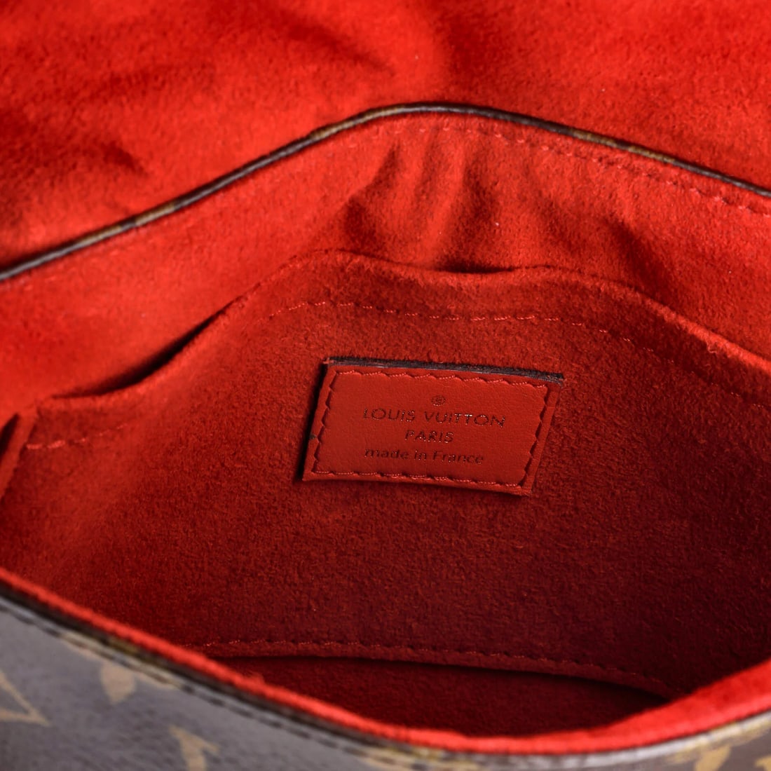 Canvas leather monogram bag - 7