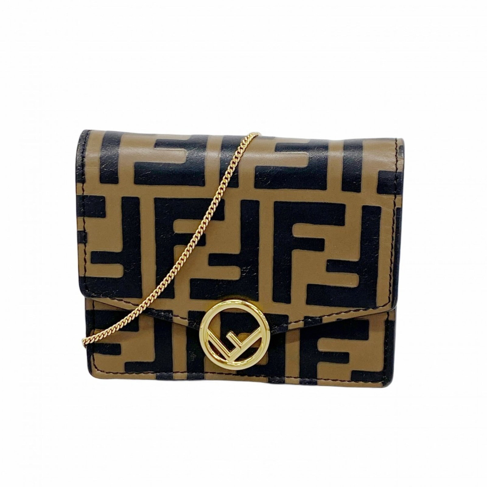 Fendi Chain/Shoulder Wallet Leather (1 of 10)