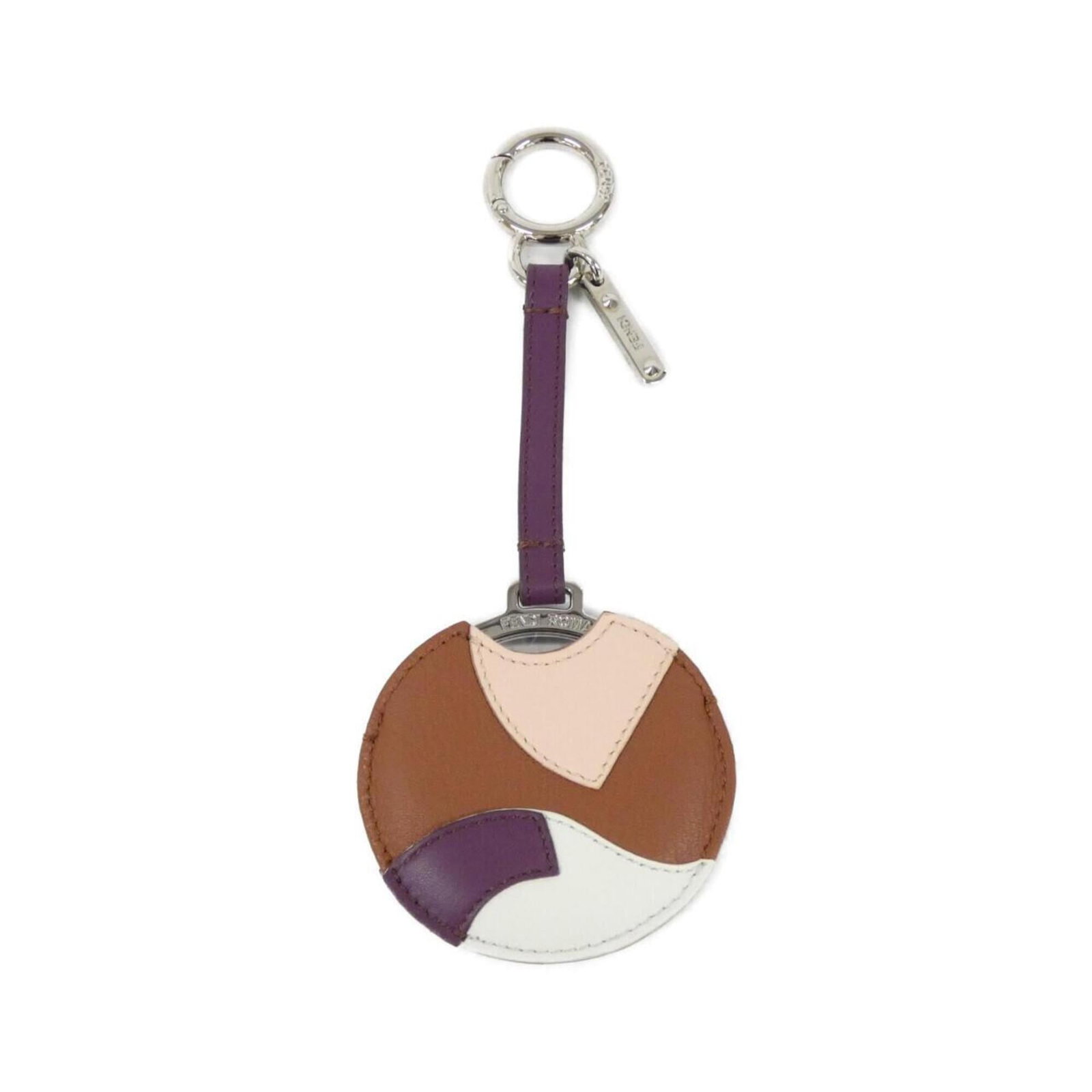 Fendi Handbag Charm Leather: Fendi Handbag Charm Leather Brown Fendi Handbag Charm Leather is made from high-quality leather and features a brown color. The chain length is 190mm / 7.48'' long, adding a stylish touch to any outfi