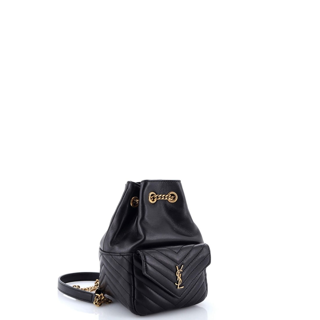Chevron Leather Mini Bag - 2